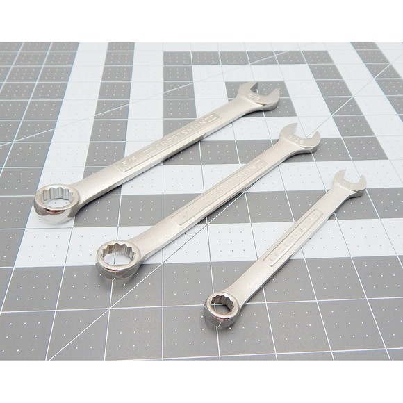 Craftsman Combination Wrenches SAE Set of 3 Forged in USA A-AF Series - Picture 5 of 6